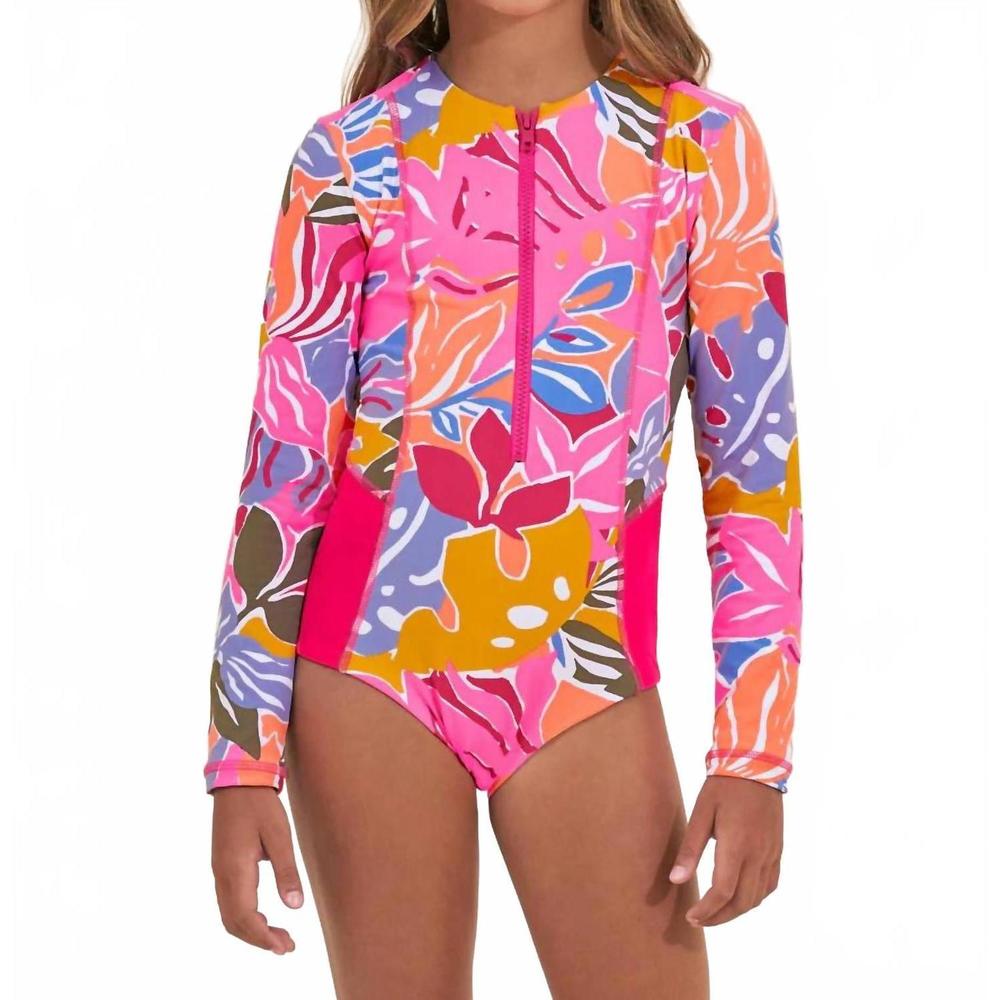 NEW MAAJI girls' jungle rain miku one piece set in pink